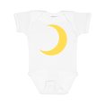 thumbnail image 1 of Inktastic Cute Yellow Moon Boys or Girls Baby Bodysuit, 1 of 5