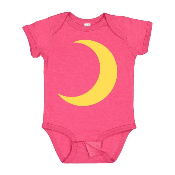Inktastic Cute Yellow Moon Boys or Girls Baby Bodysuit