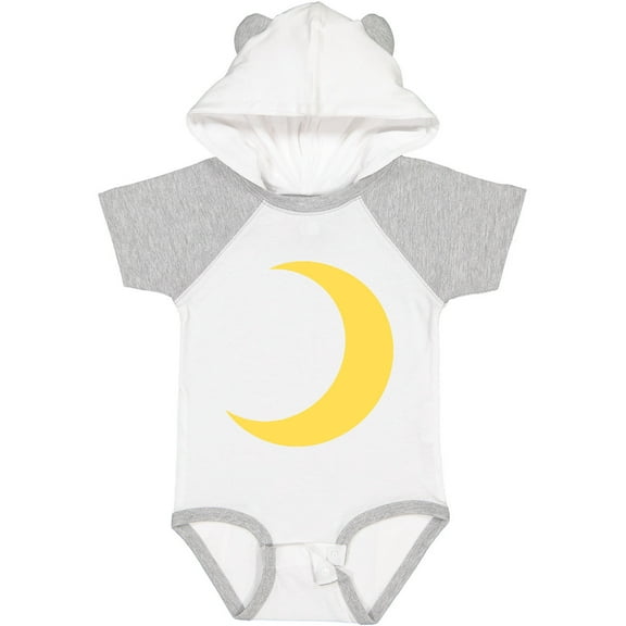Inktastic Cute Yellow Moon Boys or Girls Baby Bodysuit