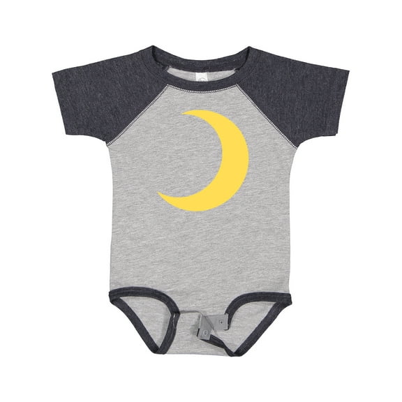 Inktastic Cute Yellow Moon Boys or Girls Baby Bodysuit