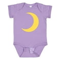 thumbnail image 1 of Inktastic Cute Yellow Moon Boys or Girls Baby Bodysuit, 1 of 5