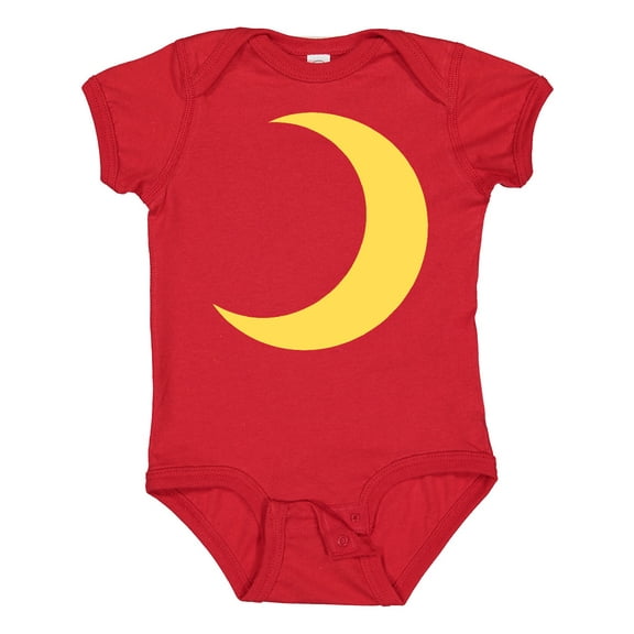 Inktastic Cute Yellow Moon Boys or Girls Baby Bodysuit