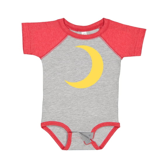 Inktastic Cute Yellow Moon Boys or Girls Baby Bodysuit