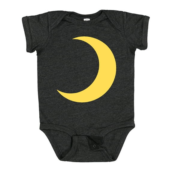 Inktastic Cute Yellow Moon Boys or Girls Baby Bodysuit