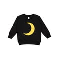 thumbnail image 1 of Inktastic Cute Yellow Moon Toddler Sweatshirt, 1 of 4