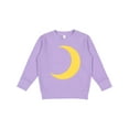thumbnail image 1 of Inktastic Cute Yellow Moon Toddler Sweatshirt, 1 of 4