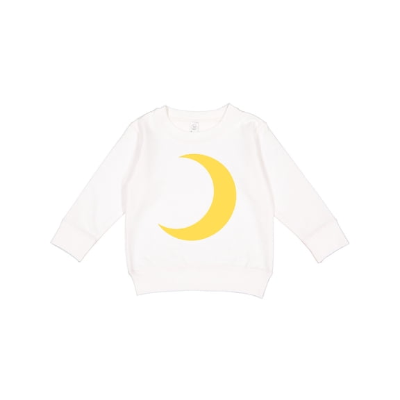 Inktastic Cute Yellow Moon Toddler Sweatshirt