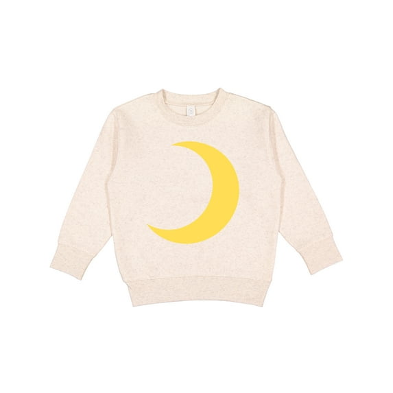Inktastic Cute Yellow Moon Toddler Sweatshirt