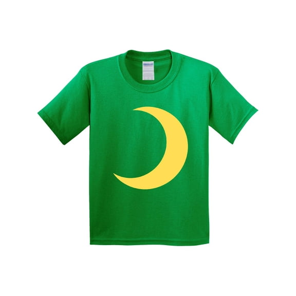 Inktastic Cute Yellow Moon Youth T-Shirt
