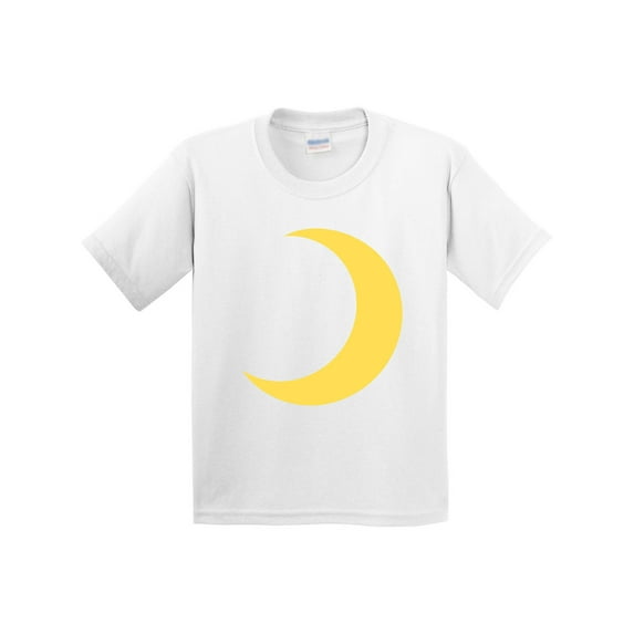 Inktastic Cute Yellow Moon Youth T-Shirt