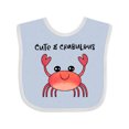 thumbnail image 1 of Inktastic Cute and Crabulous Funny Crab Boys or Girls Baby Bib, 1 of 4