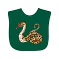 thumbnail image 1 of Inktastic Cute and Cuddly Ball Python Snake Boys or Girls Baby Bib, 1 of 4