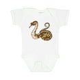 thumbnail image 1 of Inktastic Cute and Cuddly Ball Python Snake Boys or Girls Baby Bodysuit, 1 of 5