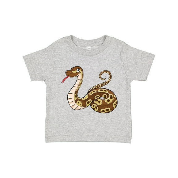 Inktastic Cute and Cuddly Ball Python Snake Boys or Girls Toddler T-Shirt