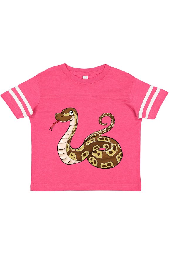 Cute and Cuddly Ball Python Snake Boys or Girls Toddler T-Shirt