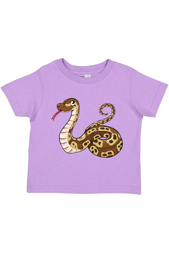Cute and Cuddly Ball Python Snake Boys or Girls Toddler T-Shirt