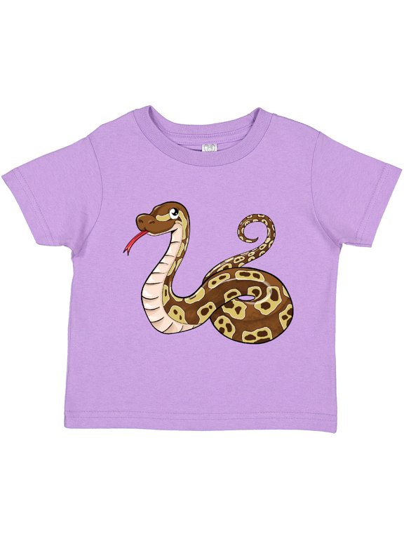 Cute and Cuddly Ball Python Snake Boys or Girls Toddler T-Shirt