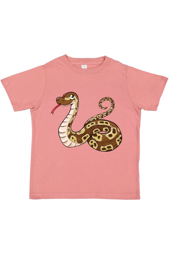 Cute and Cuddly Ball Python Snake Boys or Girls Toddler T-Shirt