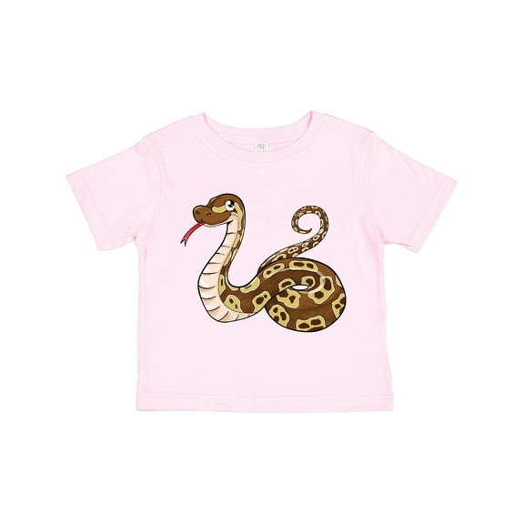 Inktastic Cute and Cuddly Ball Python Snake Boys or Girls Toddler T-Shirt