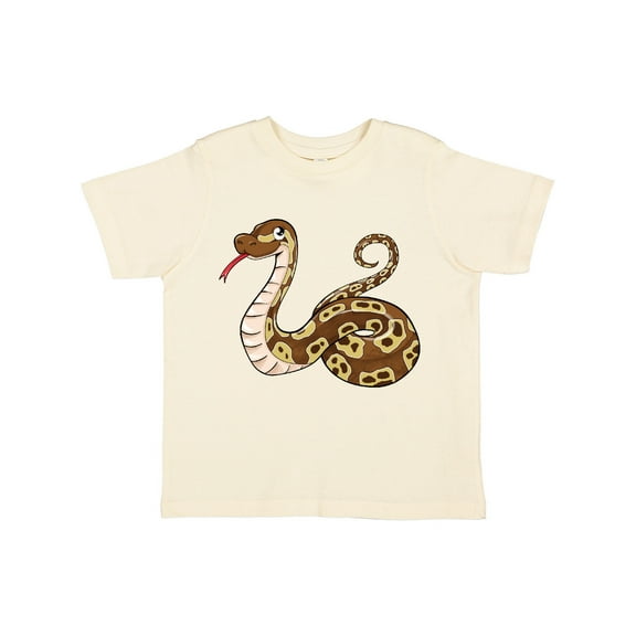 Inktastic Cute and Cuddly Ball Python Snake Boys or Girls Toddler T-Shirt
