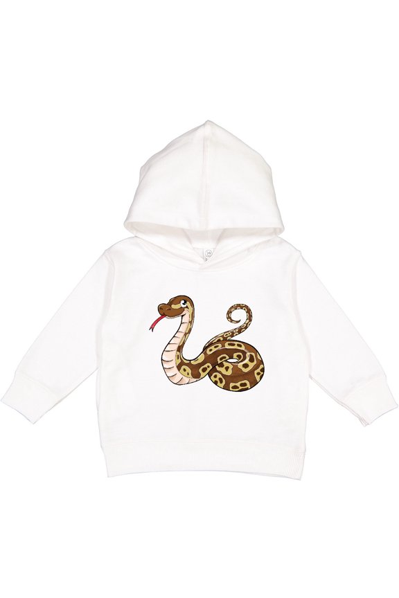 Cute and Cuddly Ball Python Snake Toddler Hoodie