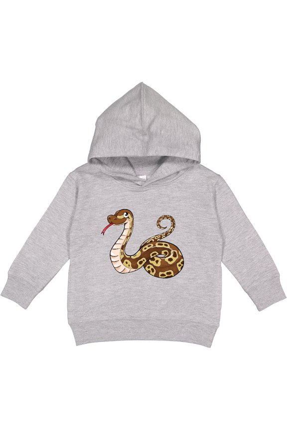 Cute and Cuddly Ball Python Snake Toddler Hoodie