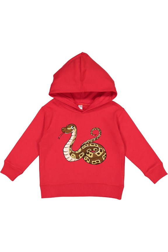 Cute and Cuddly Ball Python Snake Toddler Hoodie