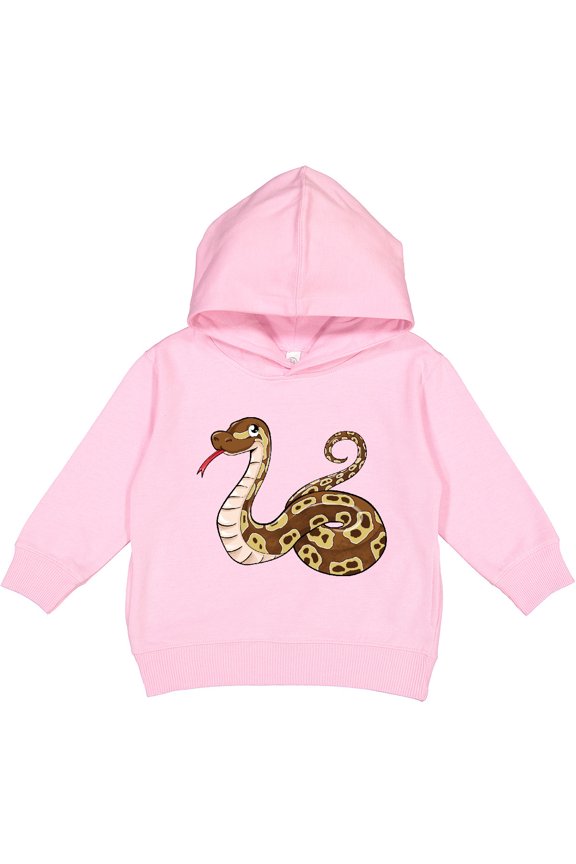 Cute and Cuddly Ball Python Snake Toddler Hoodie
