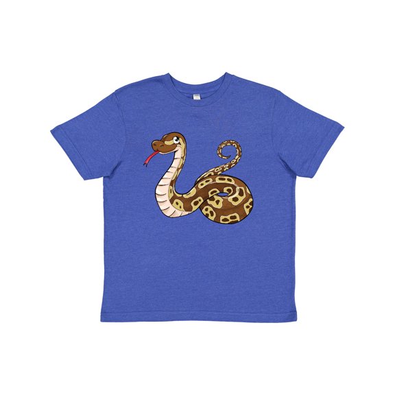 Inktastic Cute and Cuddly Ball Python Snake Youth T-Shirt