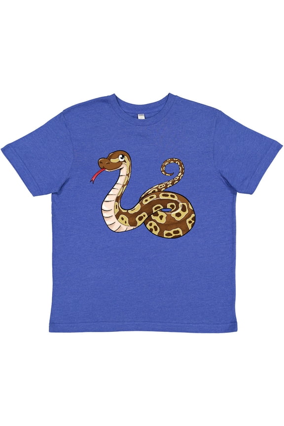 Cute and Cuddly Ball Python Snake Youth T-Shirt
