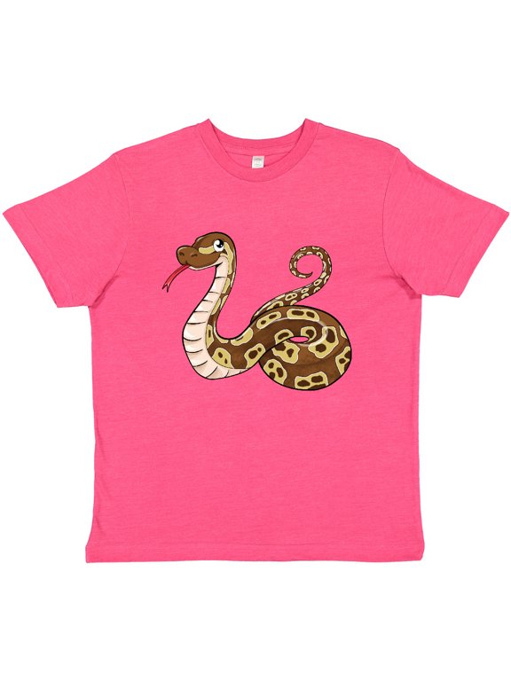 Cute and Cuddly Ball Python Snake Youth T-Shirt