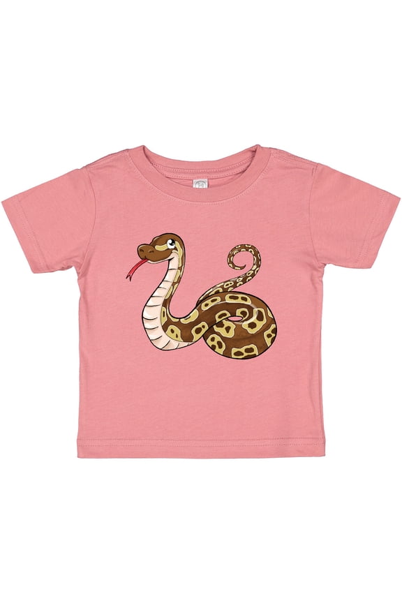 Cute and Cuddly Ball Python snake Boys or Girls Baby T-Shirt