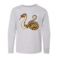 thumbnail image 1 of Inktastic Cute and Cuddly Ball Python snake Long Sleeve Youth T-Shirt, 1 of 5