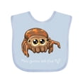thumbnail image 1 of Inktastic Cute and Hungry Spider Boys or Girls Baby Bib, 1 of 4