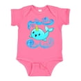 thumbnail image 1 of Inktastic Cute and Playful Narwhal Boys or Girls Baby Bodysuit, 1 of 5