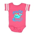 thumbnail image 1 of Inktastic Cute and Playful Narwhal Boys or Girls Baby Bodysuit, 1 of 5