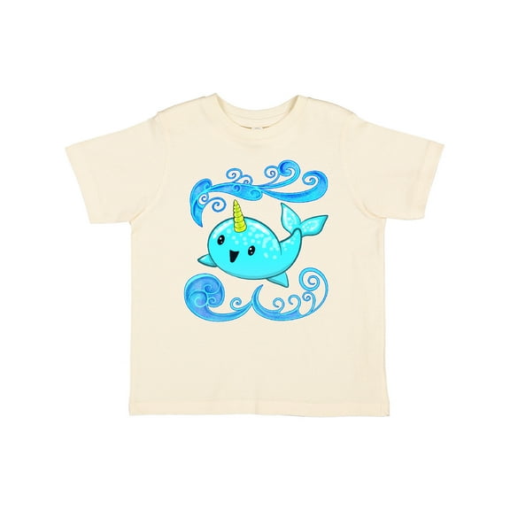 Inktastic Cute and Playful Narwhal Boys or Girls Toddler T-Shirt