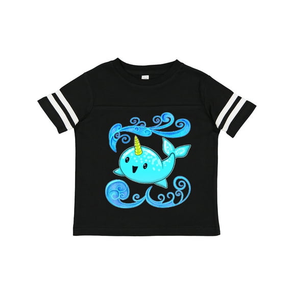 Inktastic Cute and Playful Narwhal Boys or Girls Toddler T-Shirt