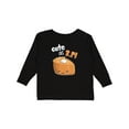 thumbnail image 1 of Inktastic Cute as 3.14 Pi Day Pumpkin Pie Pun Boys or Girls Long Sleeve Toddler T-Shirt, 1 of 5