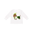 thumbnail image 1 of Inktastic Cute brown dachshund in traditional German costume Boys or Girls Long Sleeve Toddler T-Shirt, 1 of 5