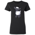 thumbnail image 1 of Inktastic Cute Little Lamb Women's T-Shirt, 1 of 5
