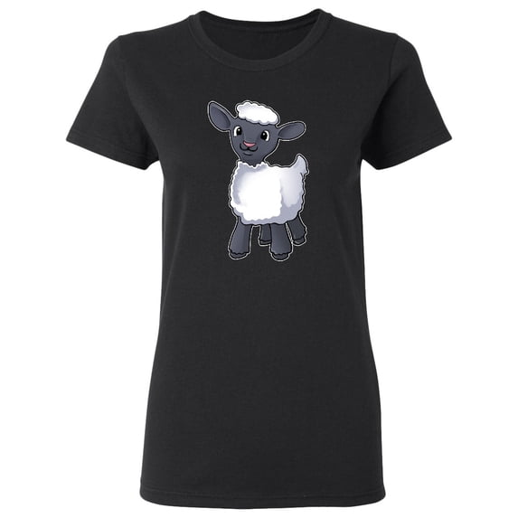 Inktastic Cute Little Lamb Women's T-Shirt