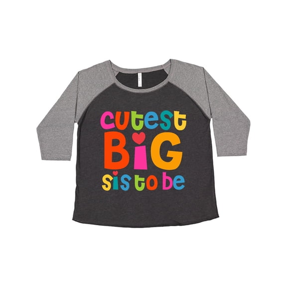Inktastic Cutest Big Sis To Be Women's Plus Size T-Shirt