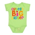 thumbnail image 1 of Inktastic Cutest Big Sister Girls Baby Bodysuit, 1 of 5