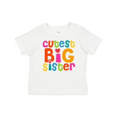 Inktastic Cutest Big Sister Girls Baby T-Shirt