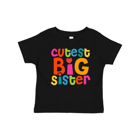 Inktastic Cutest Big Sister Girls Baby T-Shirt