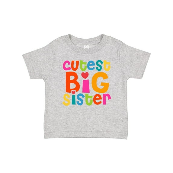 Inktastic Cutest Big Sister Girls Baby T-Shirt