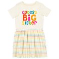 thumbnail image 1 of Inktastic Cutest Big Sister Girls Toddler Dress, 1 of 5