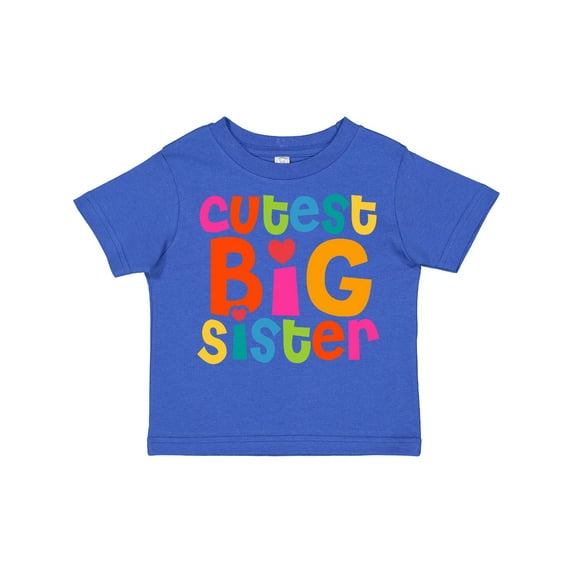 Inktastic Cutest Big Sister Girls Toddler T-Shirt