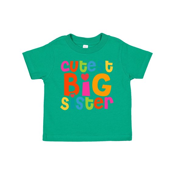 Inktastic Cutest Big Sister Girls Toddler T-Shirt